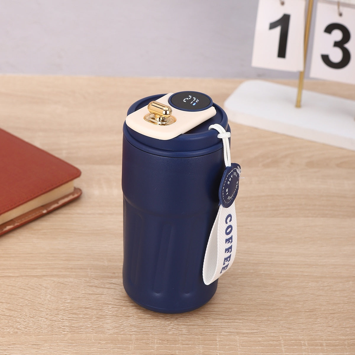Smart Digital Thermal Bottle – 450ml Stainless Steel Insulated Coffee Mug & Water Flask