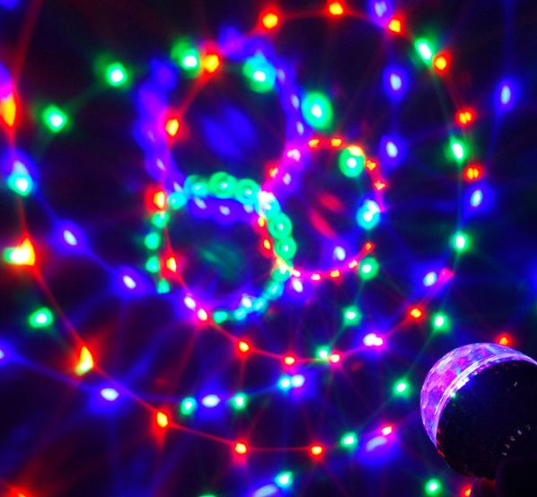 LED Rotating Magic Ball Light – Colorful Party & Atmosphere Lamp