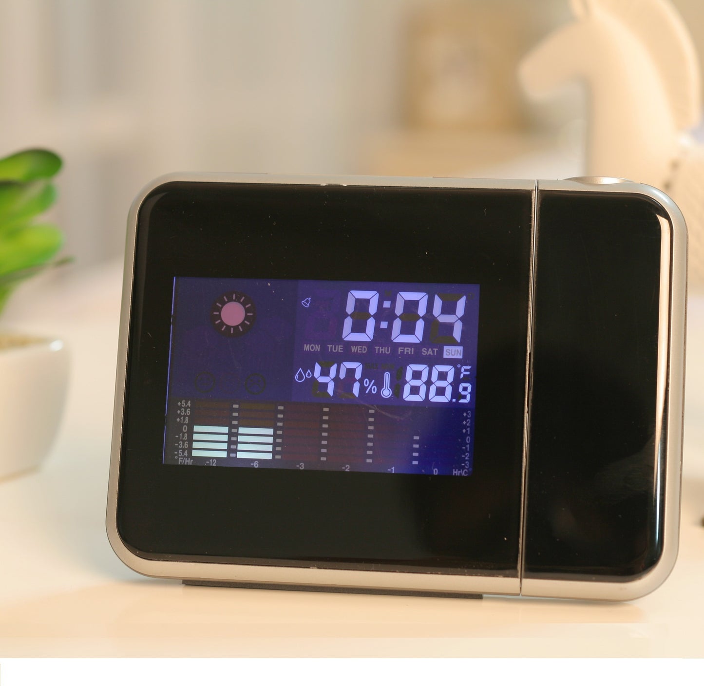 LED Digital Alarm Clock – Modern Home Electronic Desk & Wall Clock