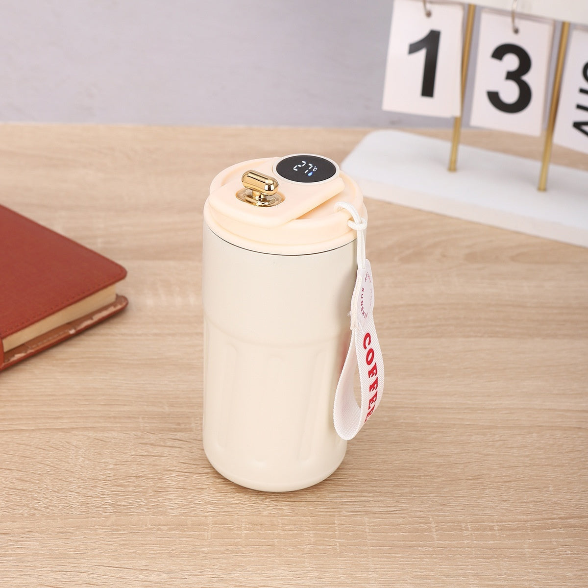 Smart Digital Thermal Bottle – 450ml Stainless Steel Insulated Coffee Mug & Water Flask