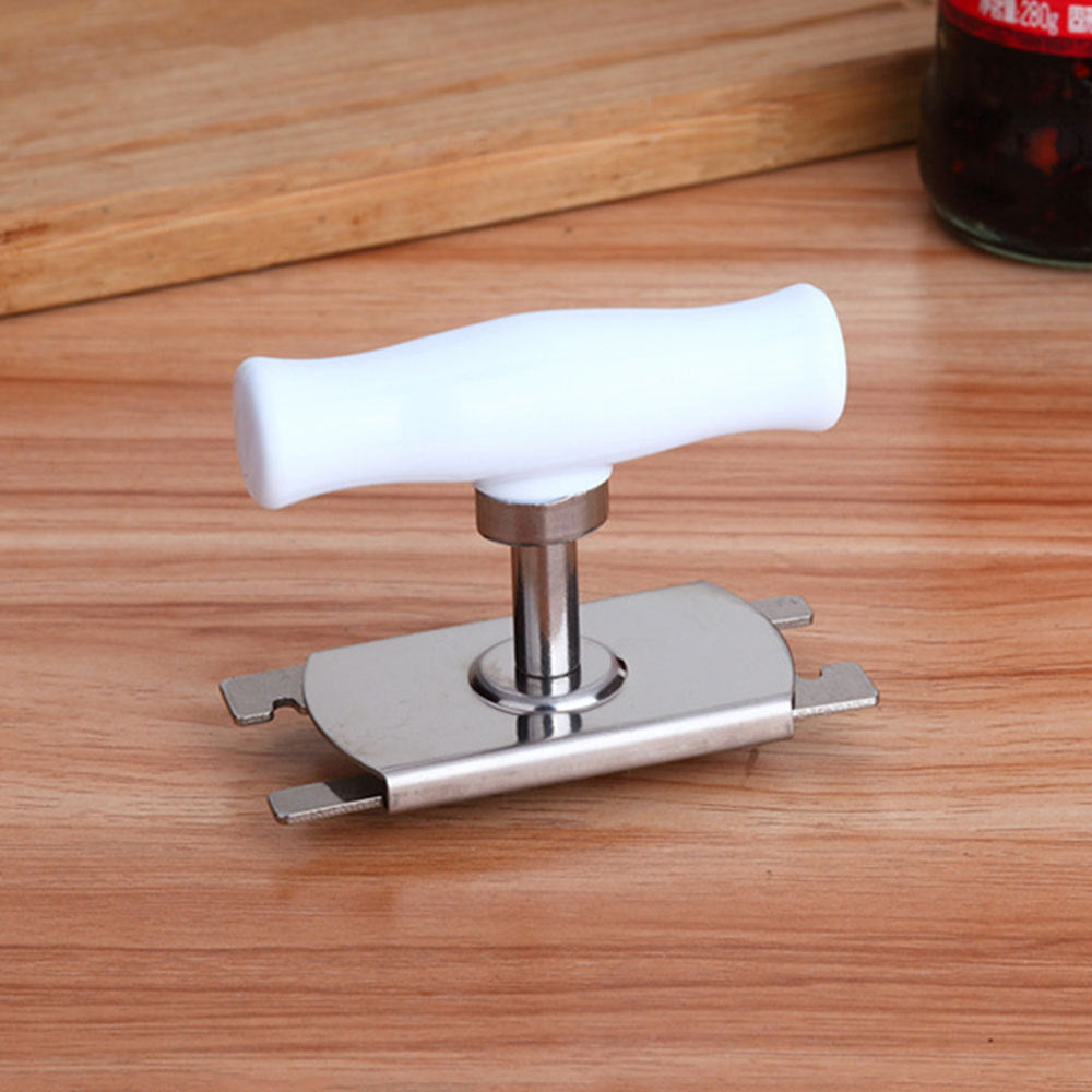 Stainless Steel Adjustable Bottle Opener – Manual Screw Cap Remover