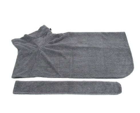 Absorbent Pet Bathrobe | Quick-Dry Microfiber Towel Robe for Dogs & Cats