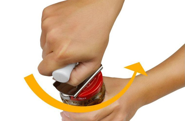 Stainless Steel Adjustable Bottle Opener – Manual Screw Cap Remover