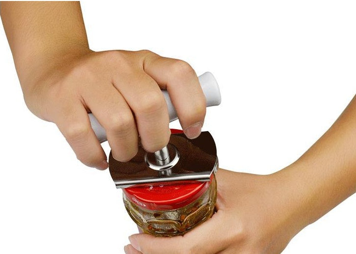 Stainless Steel Adjustable Bottle Opener – Manual Screw Cap Remover