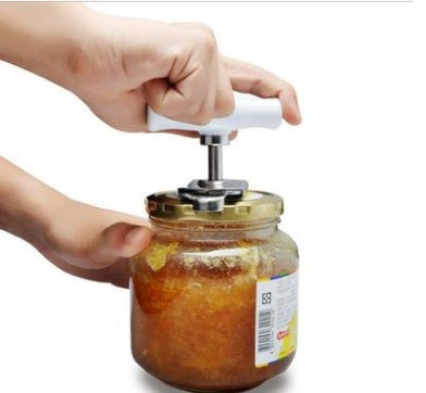 Stainless Steel Adjustable Bottle Opener – Manual Screw Cap Remover