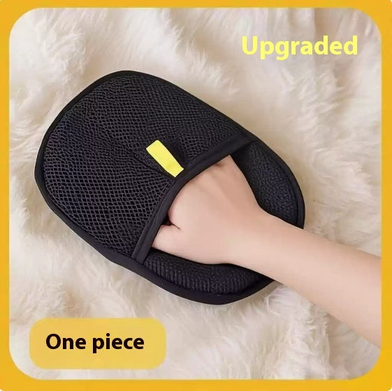 Pet Hair Remover Mitt – Deshedding Grooming Glove for Dogs, Cats & Rabbits
