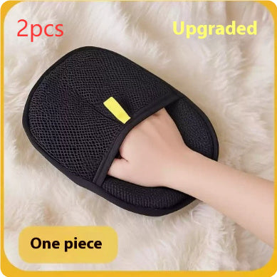 Pet Hair Remover Mitt – Deshedding Grooming Glove for Dogs, Cats & Rabbits