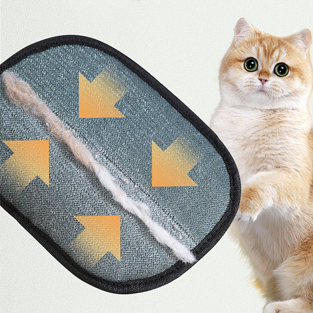 Pet Hair Remover Mitt – Deshedding Grooming Glove for Dogs, Cats & Rabbits