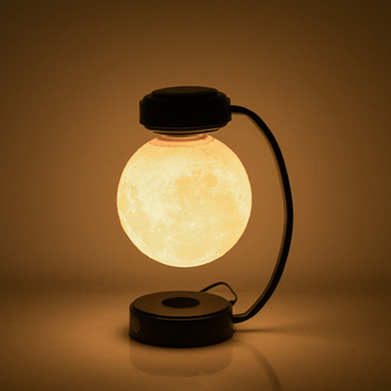 3D LED Moon Lamp – Wireless Magnetic Levitating Rotating Night Light