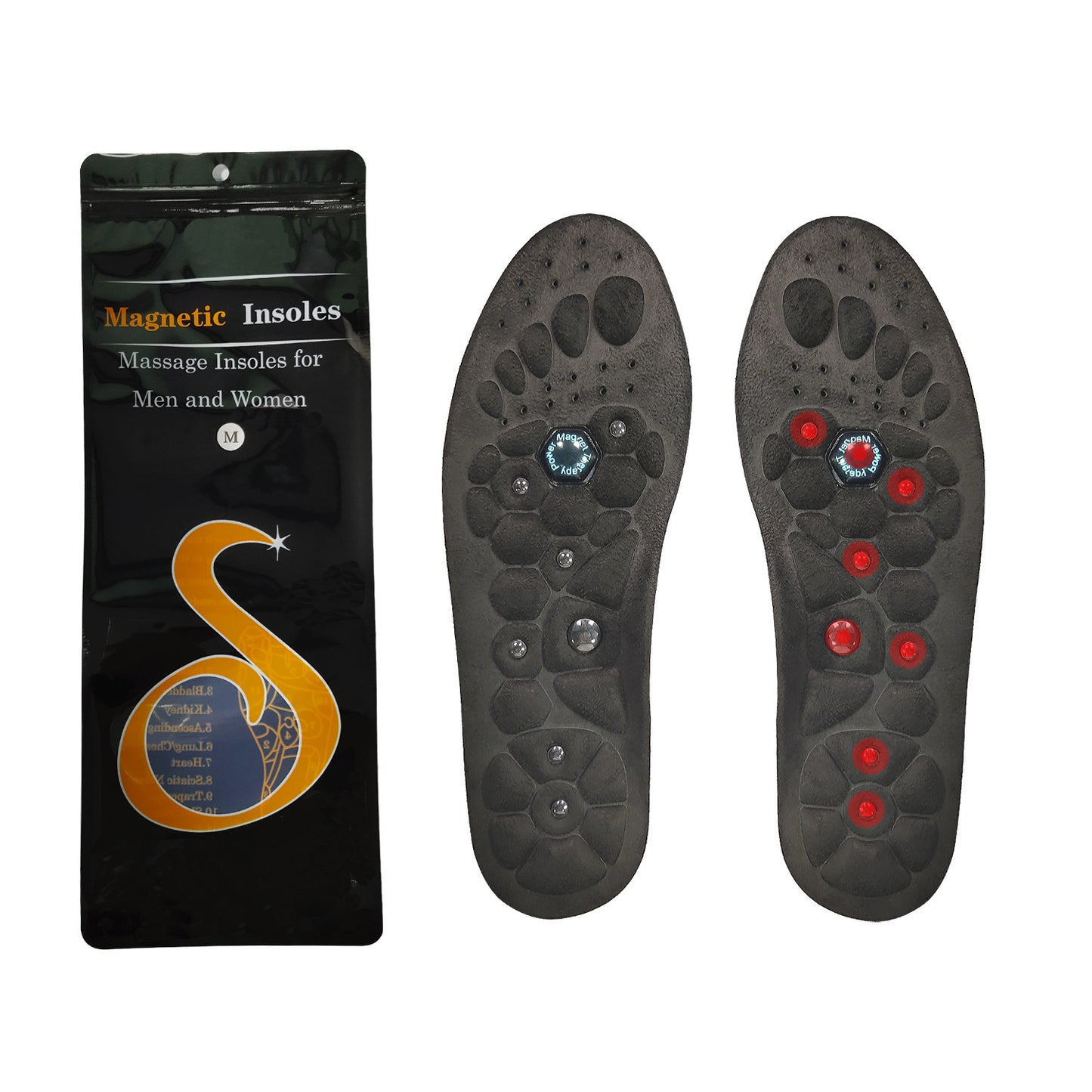 Magnetic Therapy Insoles – Orthopedic Acupressure Foot Massage Pads for Pain Relief, Slimming & All-Day Comfort