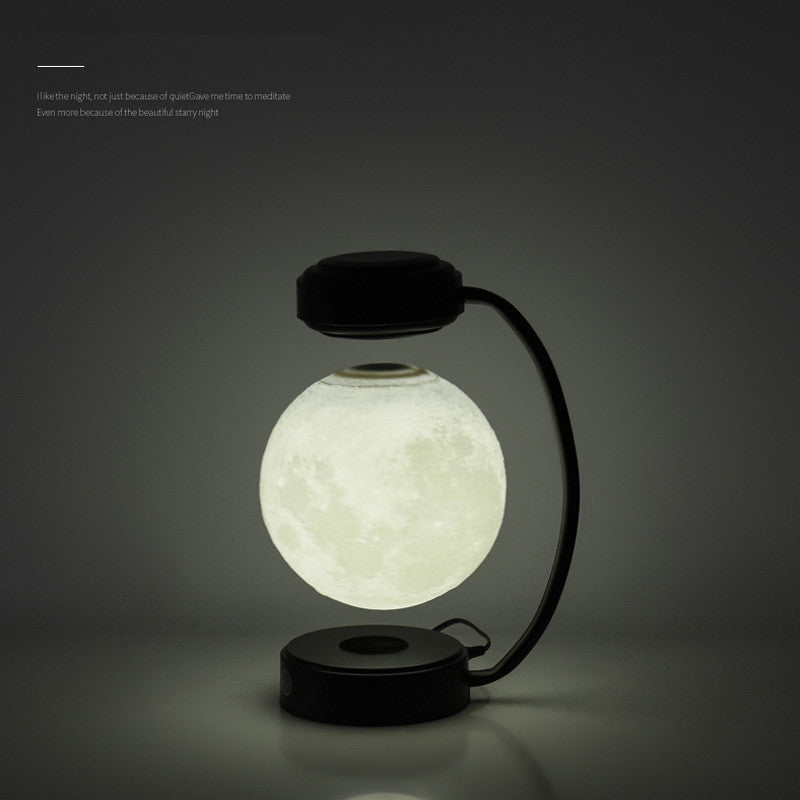 3D LED Moon Lamp – Wireless Magnetic Levitating Rotating Night Light