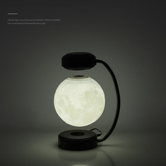 3D LED Moon Lamp – Wireless Magnetic Levitating Rotating Night Light
