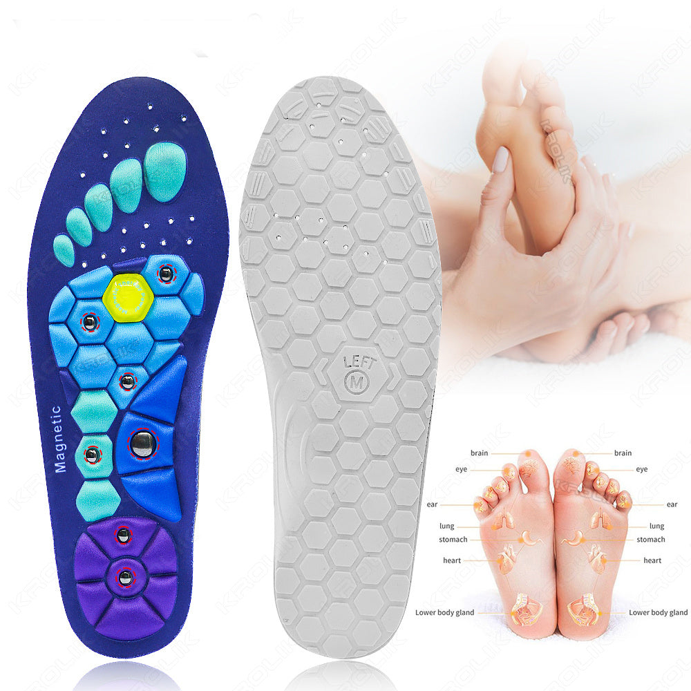 Magnetic Therapy Insoles – Orthopedic Acupressure Foot Massage Pads for Pain Relief, Slimming & All-Day Comfort