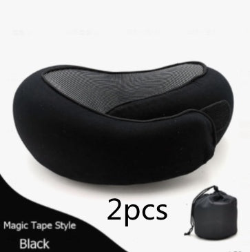 U-Shaped Memory Foam Travel Neck Pillow – Ergonomic Cushion for Airplane, Car & Office Naps