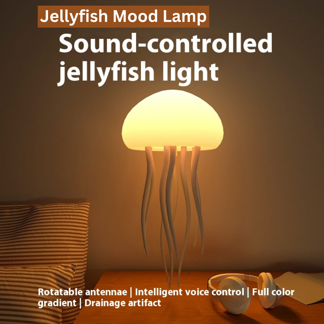 Jellyfish Mood Lamp – LED Night Light & Ambient Décor for Relaxing Vibes
