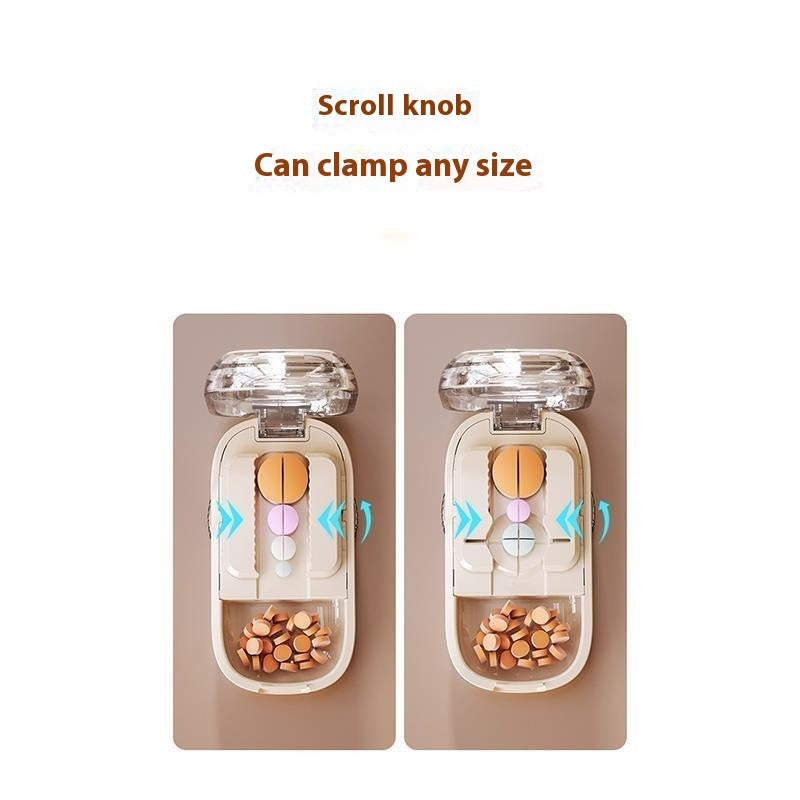 Pill Cutter & Medicine Storage Box – Portable Sub-Packing Organizer