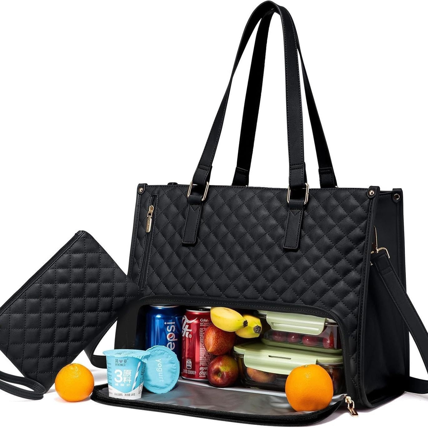 Fashionable Women's Lunch Tote Bag – Large Capacity, Leak-proof & Insulated