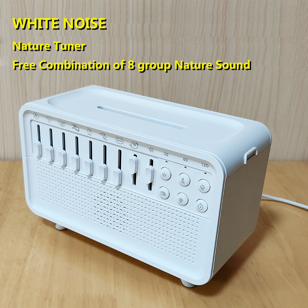 3-in-1 Bluetooth Speaker, White Noise Sleep Lamp & Humidifier – Relaxing Night Light with Nature Sounds