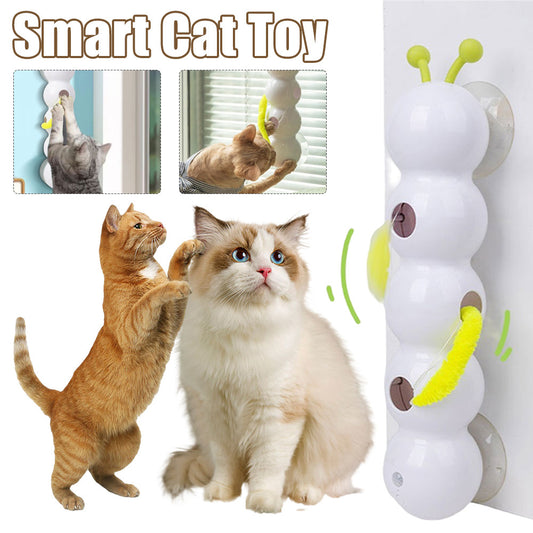 Smart Interactive Cat Toy – Motion-Activated, Rechargeable & Fun Playtime Tail Teaser