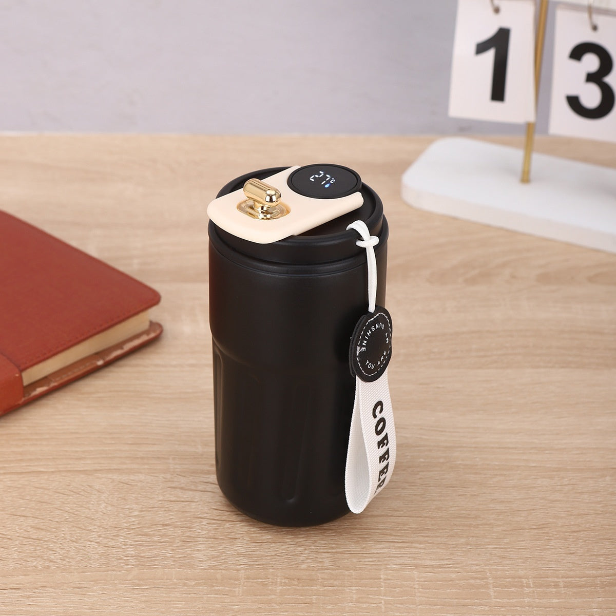 Smart Digital Thermal Bottle – 450ml Stainless Steel Insulated Coffee Mug & Water Flask
