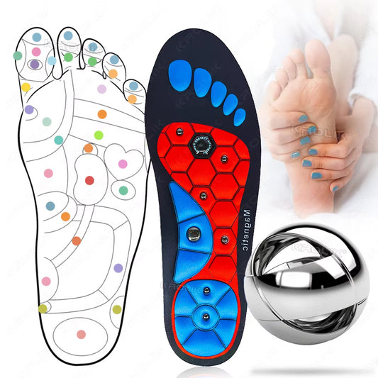 Magnetic Therapy Insoles – Orthopedic Acupressure Foot Massage Pads for Pain Relief, Slimming & All-Day Comfort