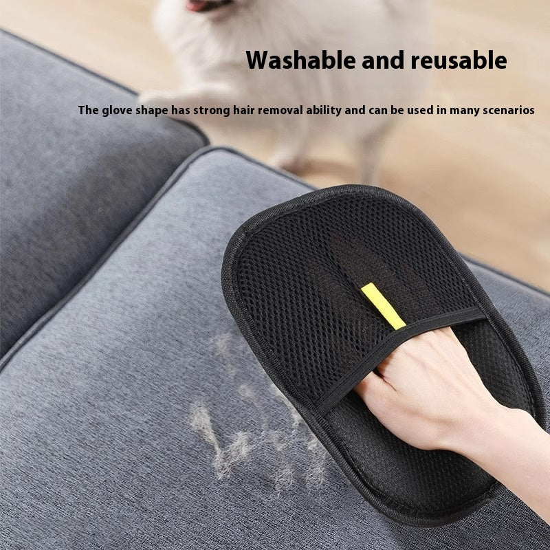 Pet Hair Remover Mitt – Deshedding Grooming Glove for Dogs, Cats & Rabbits